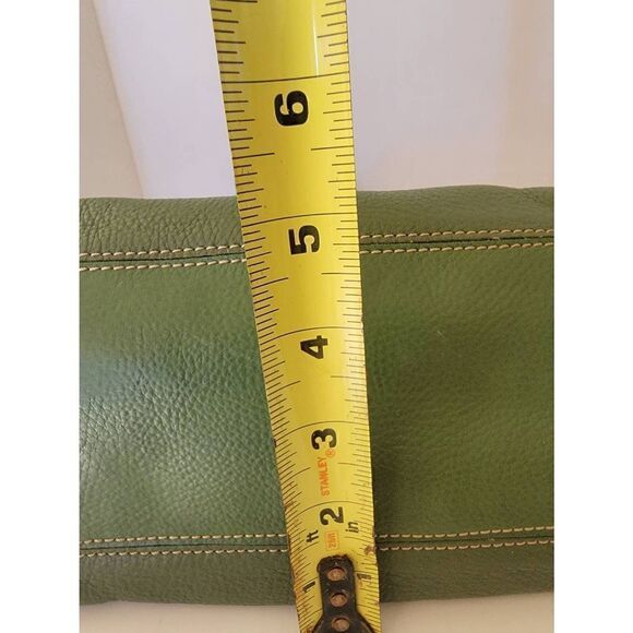 Reaction By Kenneth Cole Women's Green Flower Snap Purse Shoulder Bag Medium - Picture 10 of 10